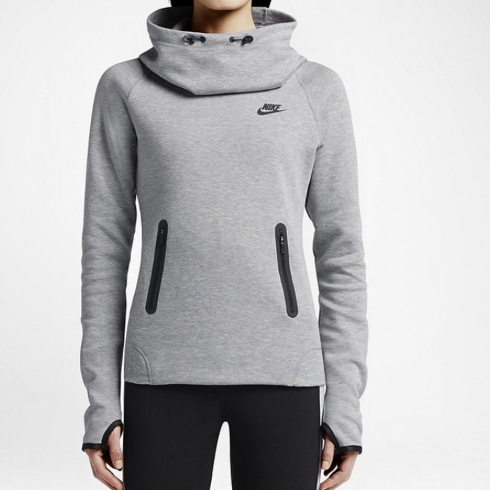 NIKE Tech Fleece Cowlneck Hoodie Sweatshirt